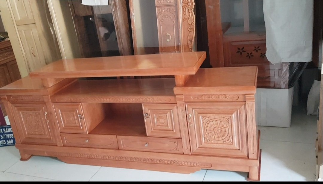 Kệ tivi gỗ sồi bền đẹp giá rẻ