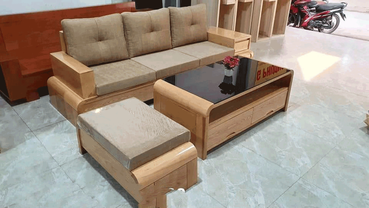 Bộ Bàn Ghế Phòng Khách Gỗ Giá Rẻ Đẹp