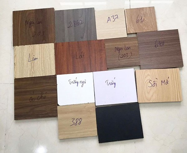 bảng mã màu kệ tivi phòng khách giá rẻ